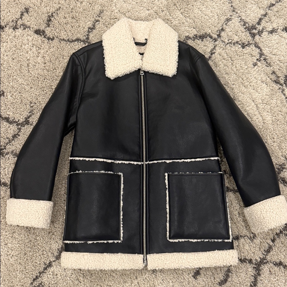 Abercrombie & Fitch Vegan Leather Jacket